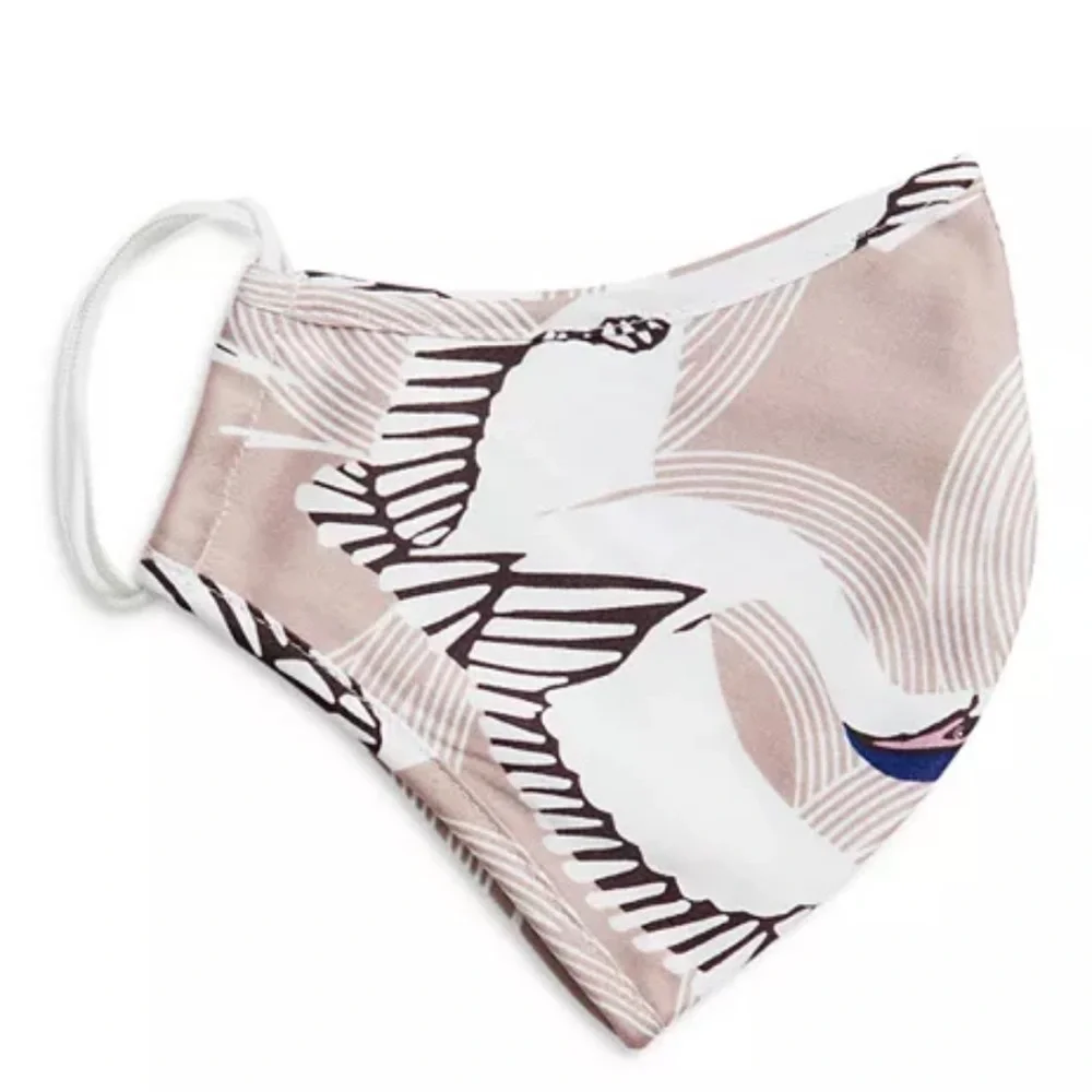 Stylish Beige and White Face Mask TED BAKER LONDON Reversible Reusable NWT